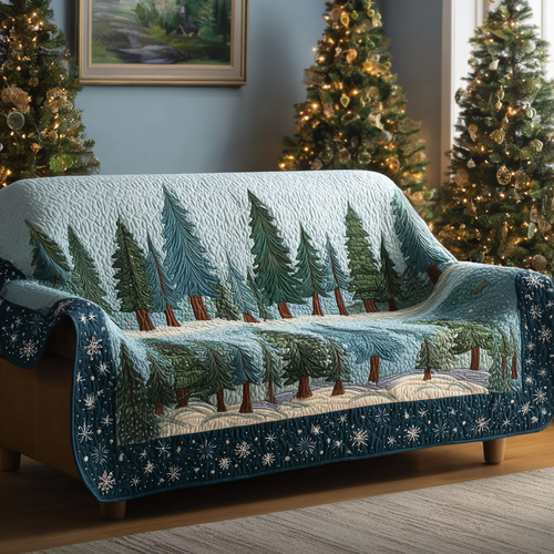 Cozy Pines Quilted Sofa Cover NCU0DK11469