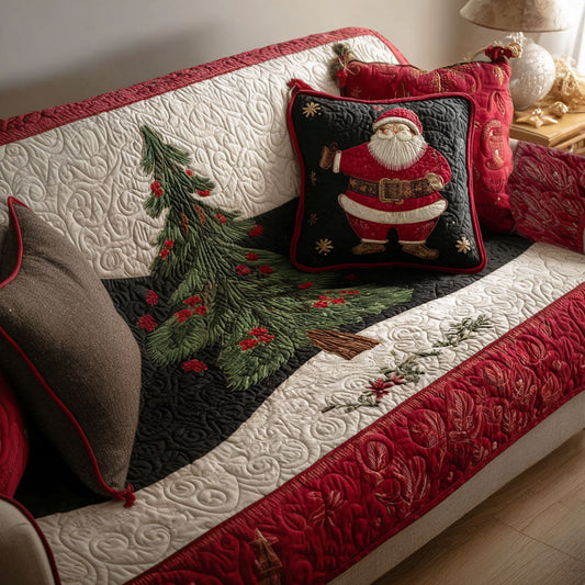 Cozy Pines Quilted Sofa Cover NCU0PT9800