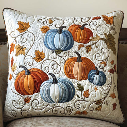 Cozy Pumpkins Quilted Pillow Case NCU0NT8786