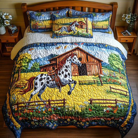 Cozy Radiance 3-Piece Quilted Bedding Set NCU0NT5923