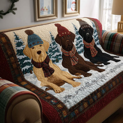 Cozy Retriever Quilted Sofa Cover NCU0PT10100