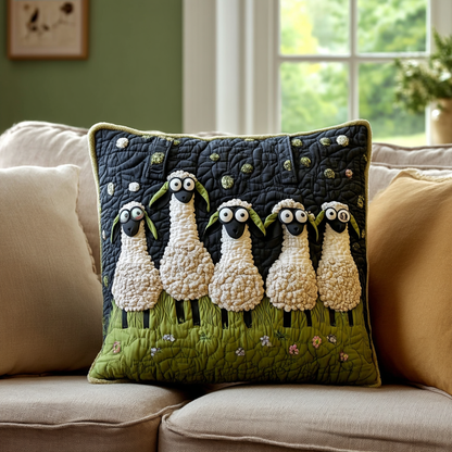 Cozy Sheep Quilted Pillow Case NCU0DK9562