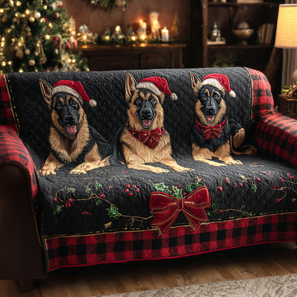 Cozy Shepherd Night Quilted Sofa Cover NCU0TV951