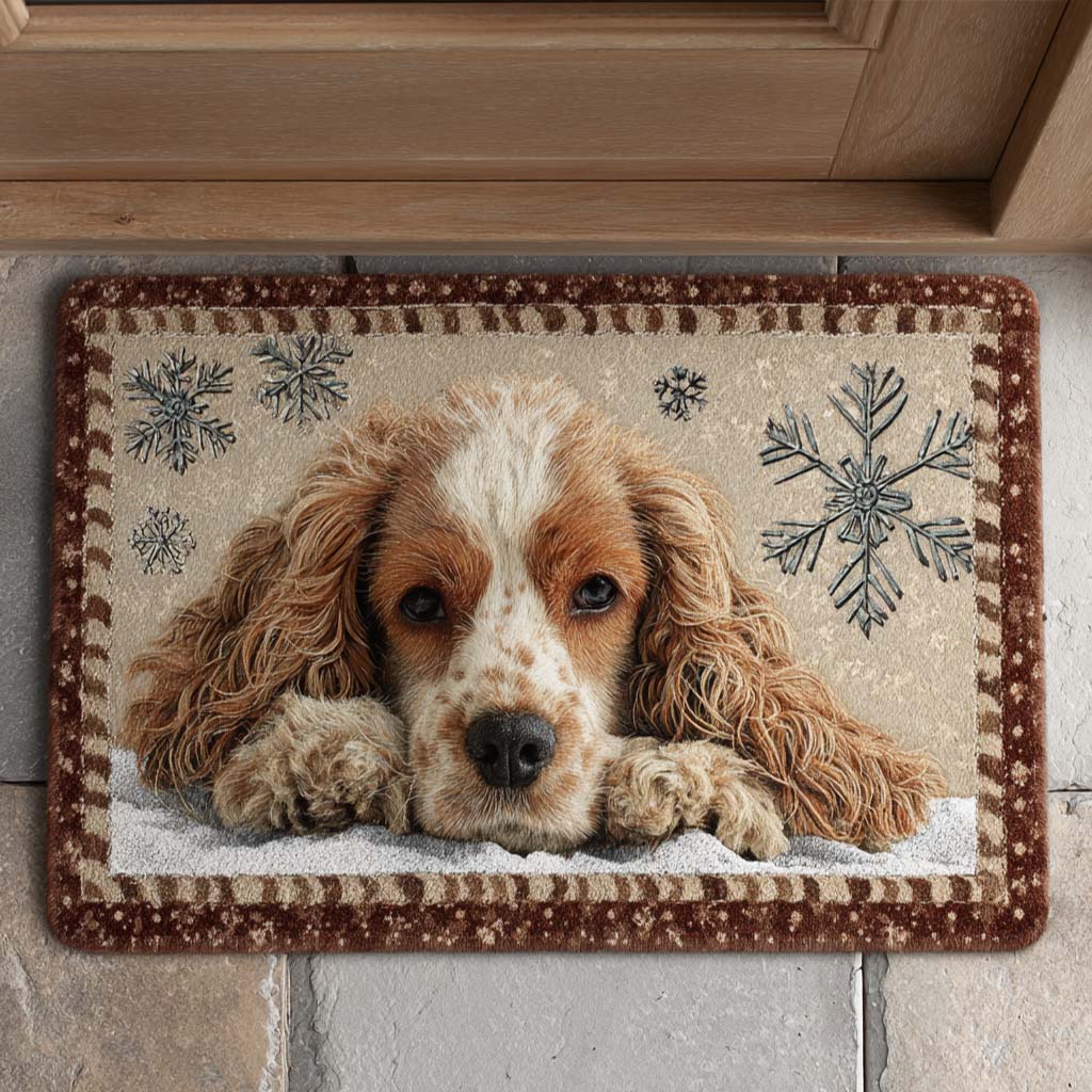 Cozy Spaniel Doormat NCU0NT10204