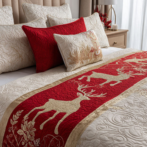 Cozy Sparkle Quilted Bed Runner NCU0PT9145