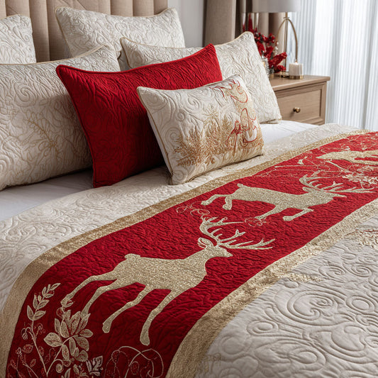 Cozy Sparkle Quilted Bed Runner NCU0PT9145