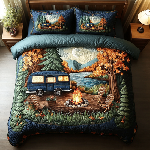 Cozy Tent 3-Piece Quilted Bedding Set NCU0DK7082