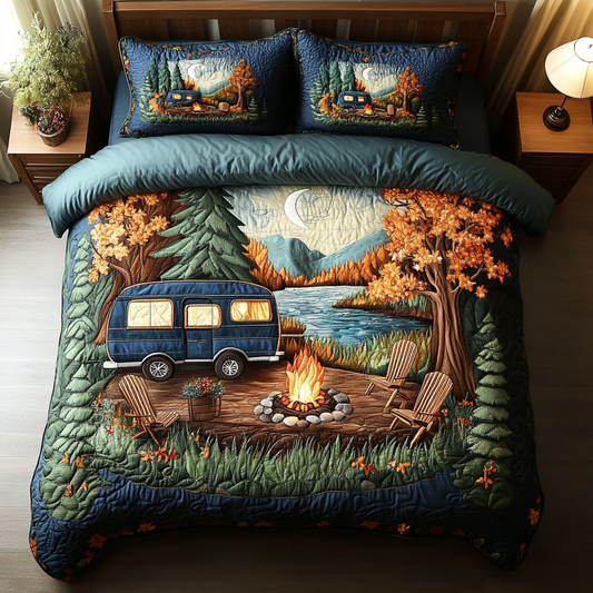 Cozy Tent 3-Piece Quilted Bedding Set NCU0DK7082