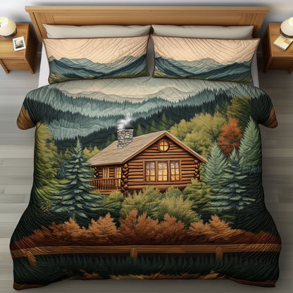 Cozy Timeless 3-Piece Quilted Bedding Set NCU0PT7013