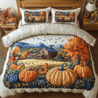 Cozy Valley 3-Piece Quilted Bedding Set NCU0DK9148