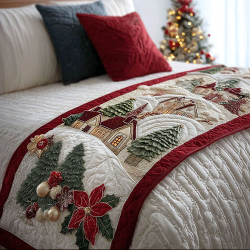 Cozy Village Dream Quilted Bed Runner NCU0PT10570