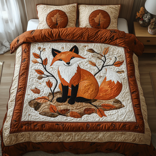 Cozy Vixen 3-Piece Quilted Bedding Set NCU0VH5095