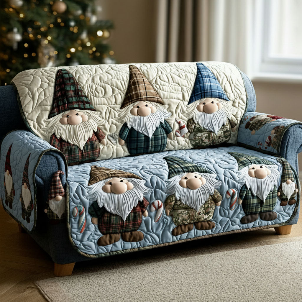 Cozy Winter Trio Quilted Sofa Cover NCU0PT10468