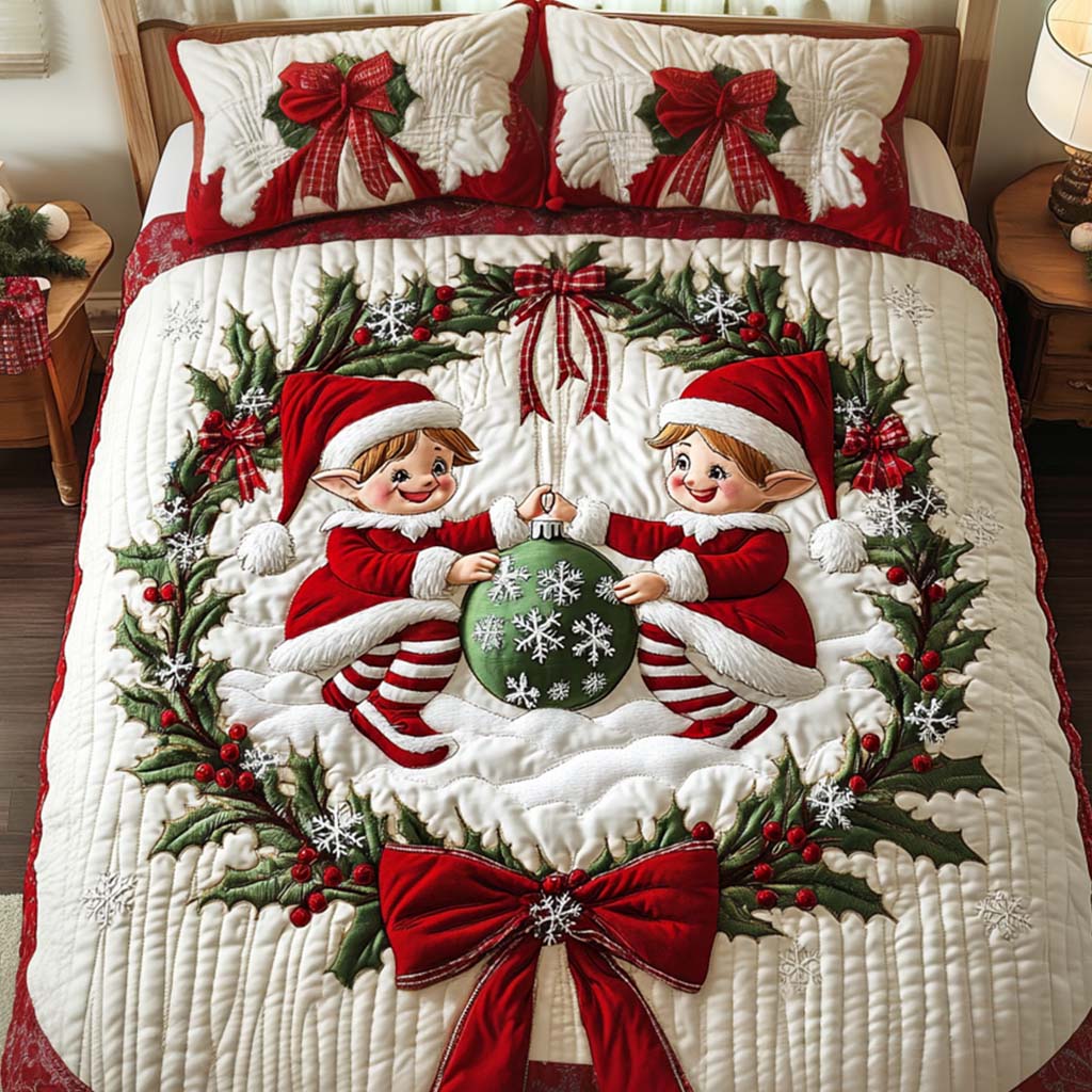 Cozy Wonderland 3-Piece Quilted Bedding Set NCU0NT2100