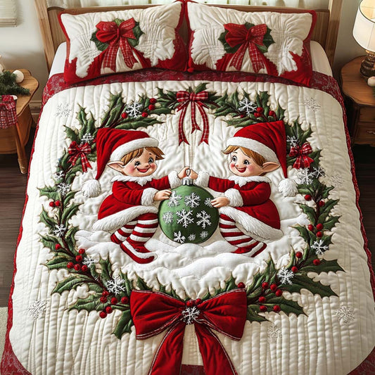 Cozy Wonderland 3-Piece Quilted Bedding Set NCU0NT2100