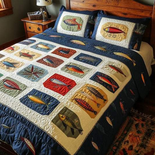 Creekside Comfort 3-Piece Quilted Bedding Set NCU0PT5295