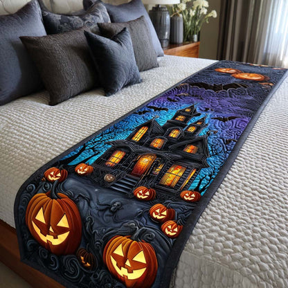 Creepy Charm Quilted Bed Runner NCU0NT9430