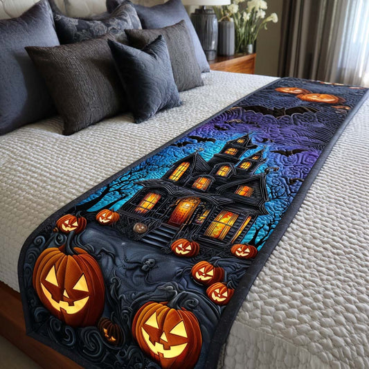 Creepy Charm Quilted Bed Runner NCU0NT9430