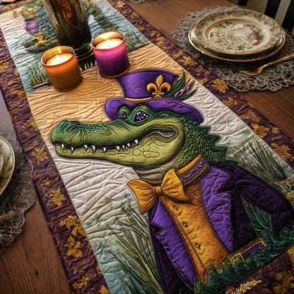 Crescent City Alligator Royale Quilted Table Runner NCU0PT11096