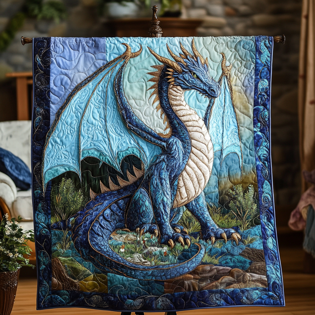 Crimson Beast Quilted Blanket NCU0VH2984