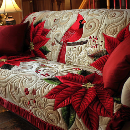 Crimson Companions Quilted Sofa Cover NCU0DV8510