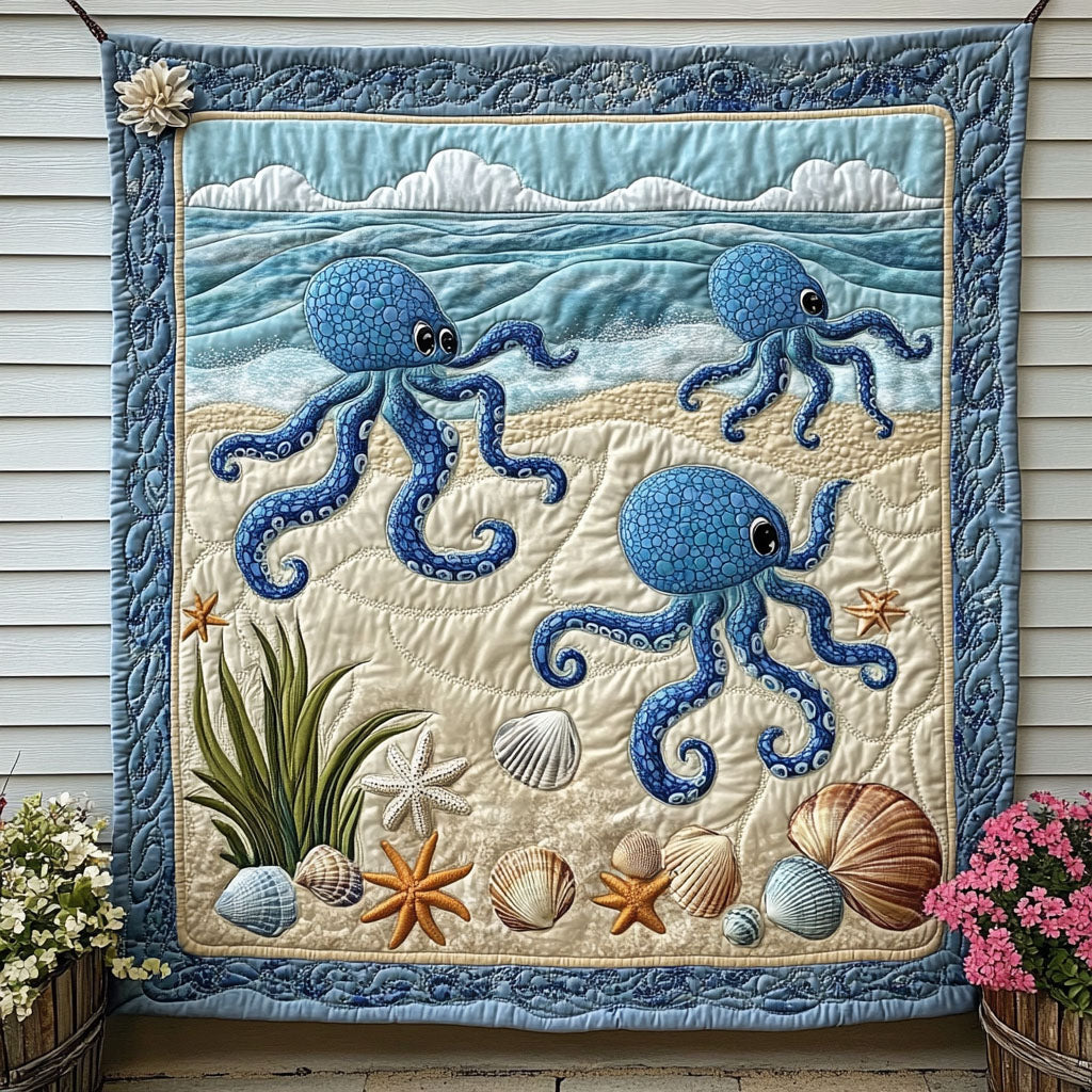 Crimson Curl Quilted Blanket NCU0NT6999