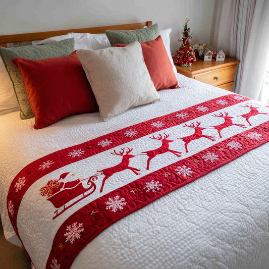 Crimson Driver Quilted Bed Runner NCU0HH1091