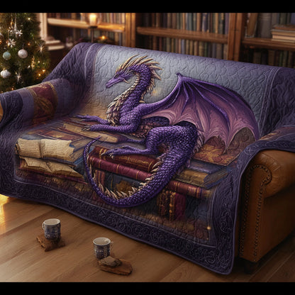 Crimson Flame Quilted Sofa Cover NCU0DV8500