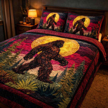 Crimson Moon 3-Piece Quilted Bedding Set NCU0XD2488