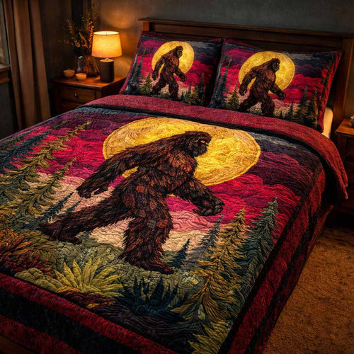 Crimson Moon 3-Piece Quilted Bedding Set NCU0XD2488