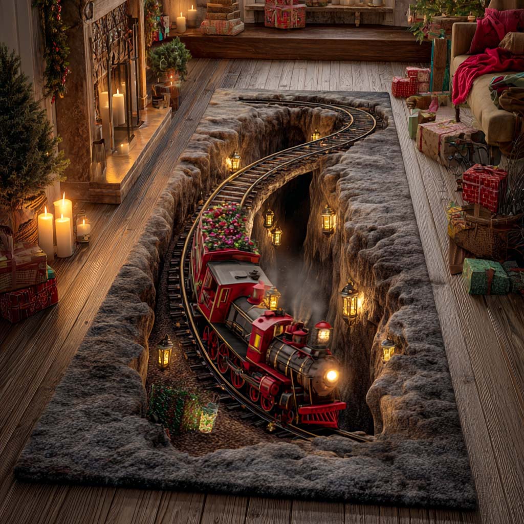 Christmas Train Runner Carpet NCU0VT312