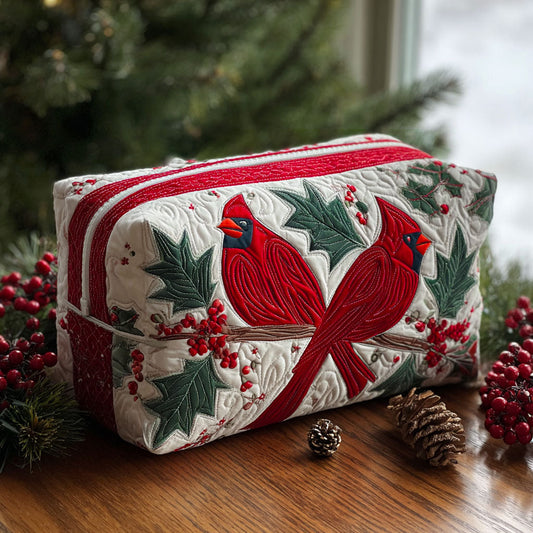 Crimson Song Quilted Makeup Bag NCU0PT9270