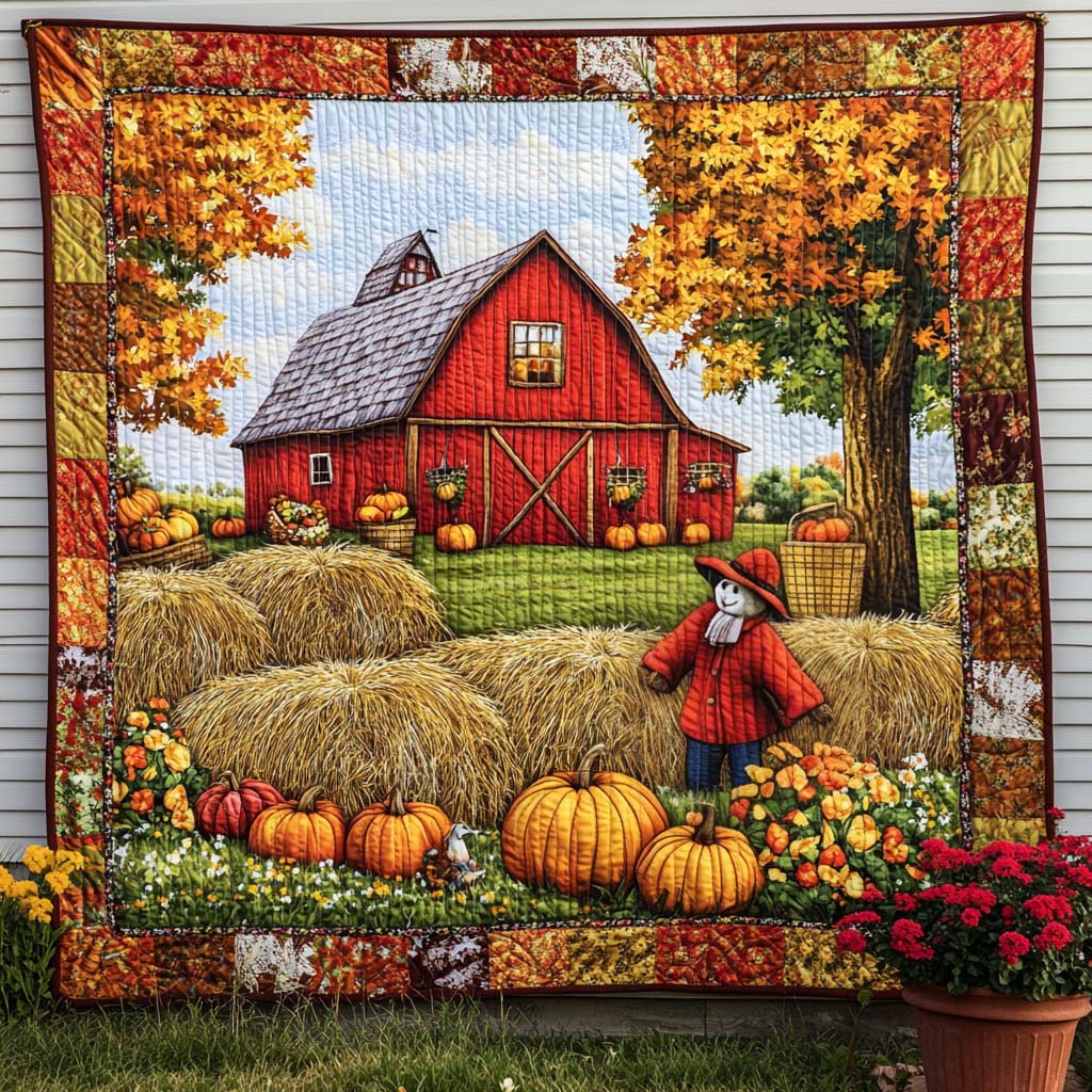 Crisp Forest Morning Quilted Blanket NCU0NT8734