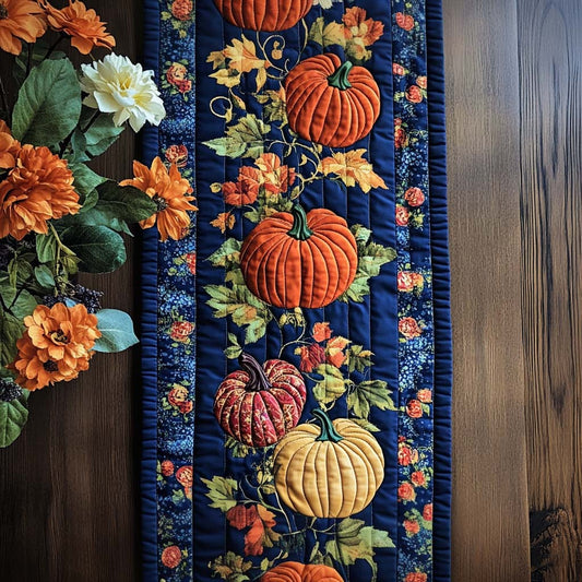 Crisp Leaves Quilted Table Runner NCU0NT8990