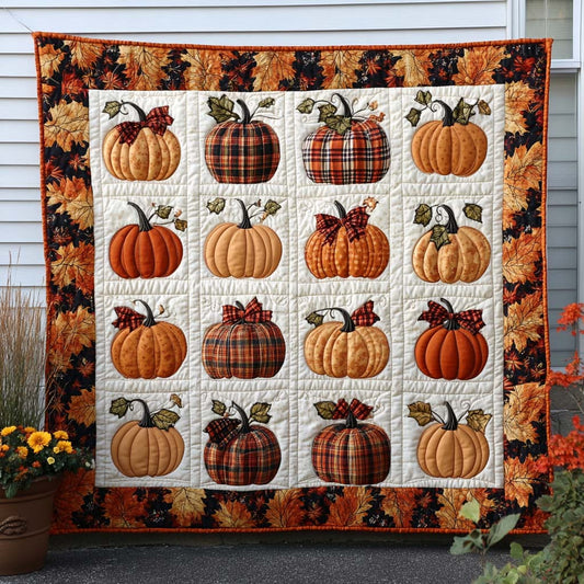 Crisp Pumpkin Air Quilted Blanket NCU0NT8417