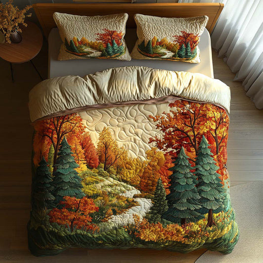 Crisp Woodland 3-Piece Quilted Bedding Set NCU0NT8532