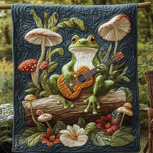 Croak and Roll Quilted Blanket NCU0PT7161