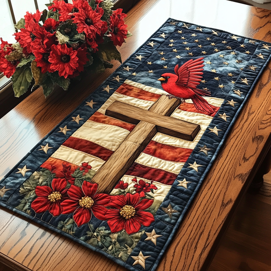 Cross Appeal Quilted Table Runner NCU0DK8173