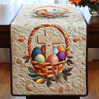 Cross Basket Grace Quilted Table Runner NCU0NT3187