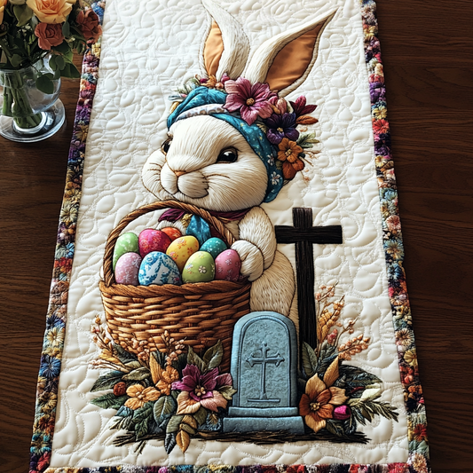 Cross Egg Celebration Quilted Table Runner NCU0NT3188