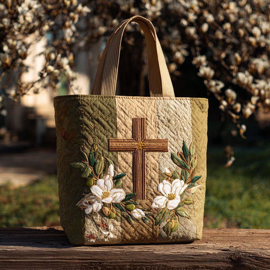 Cross of Deliverance Quilted Tote Bag NCU0PT8150