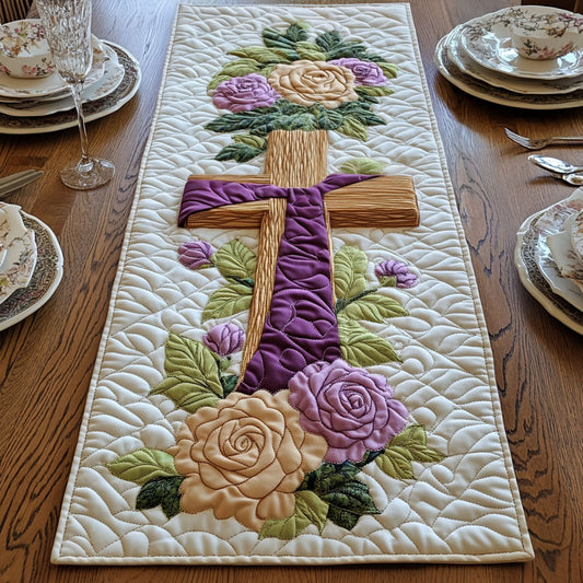 Cross of Divine Purpose Quilted Table Runner NCU0PT7538