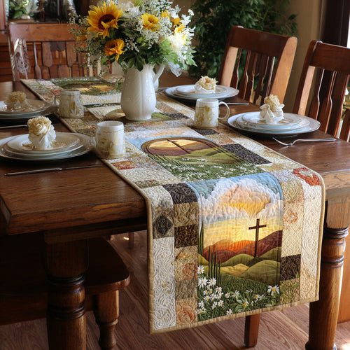 Cross of Eternal Hope Quilted Table Runner NCU0PT7539