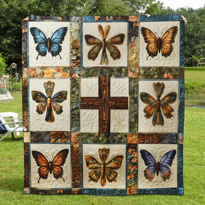 Cross of Hope Quilted Blanket NCU0VL513