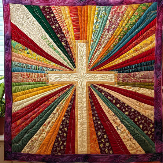Cross of Light Quilted Blanket NCU0DV3136