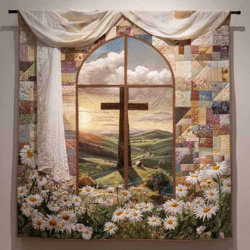 Cross of Truth Quilted Blanket NCU0PT7528