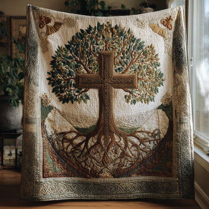 Cross of Unity Quilted Blanket NCU0PT7529