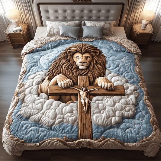 Crossed Majesty 3-Piece Quilted Bedding Set NCU0TH2414
