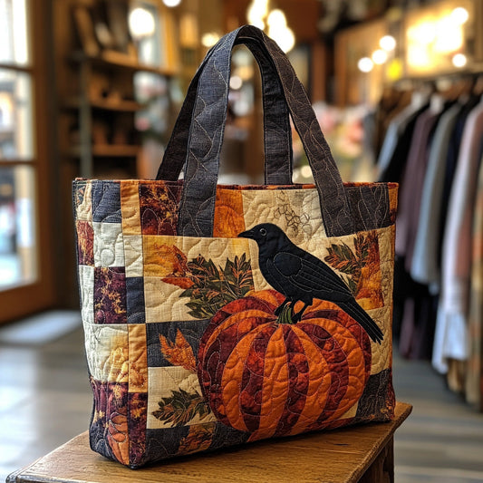 Crow Corn Quilted Tote Bag NCU0DV7070