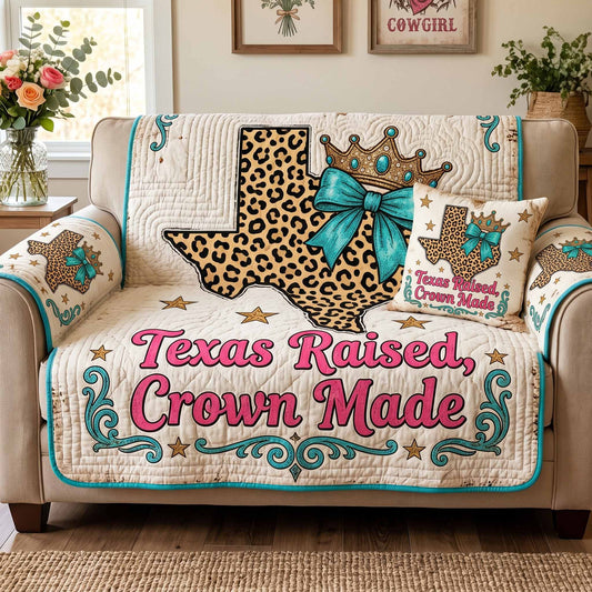 Crown Made Quilted Sofa Cover NCU0XD2873